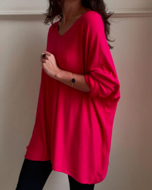 Tunikowy sweterek Angora Wełna Wiskoza XL/XXL