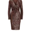 RALPH LAUREN cekinowa sukienka 40